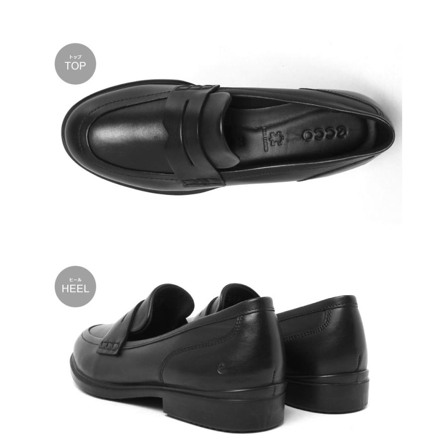 ecco（エコー） ローファー レディース ECCO 209803 ブラック 黒 靴