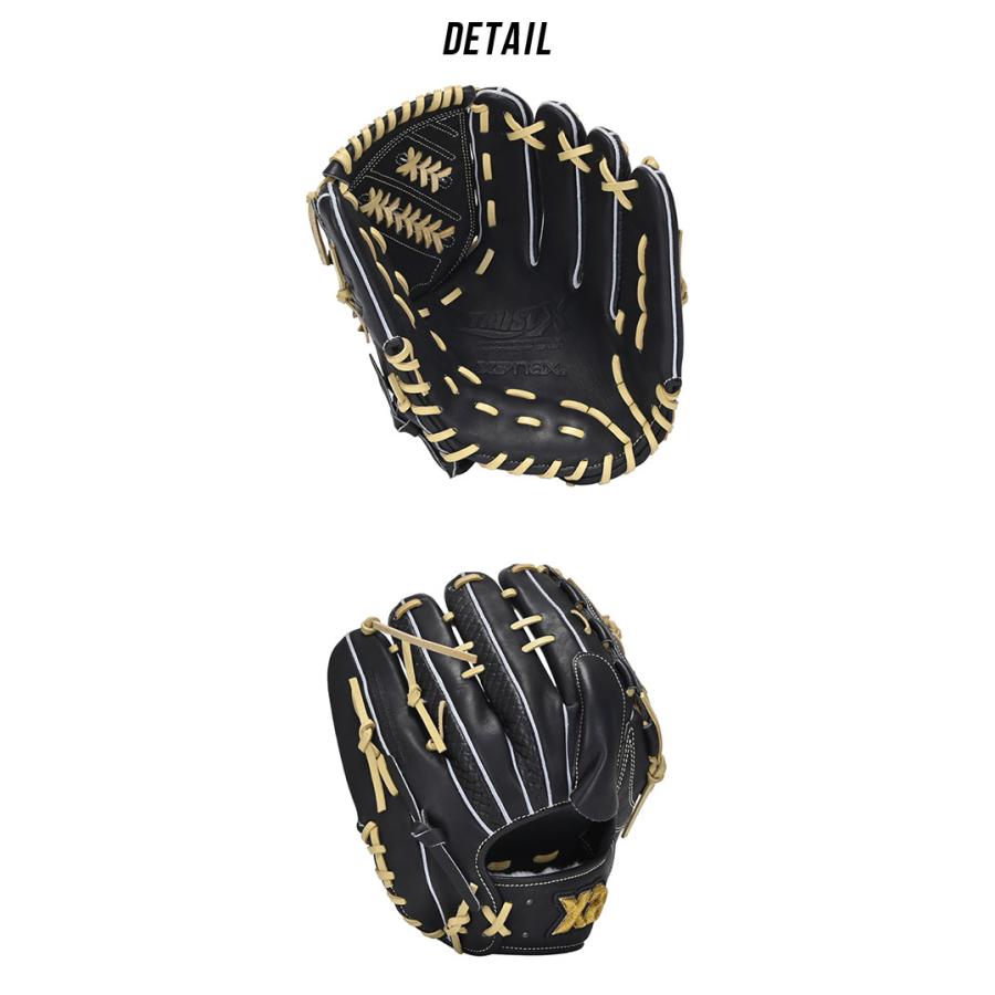 ザナックス 投手用軟式グローブ 大人 一般 Xanax BRG25YT1X ブラック