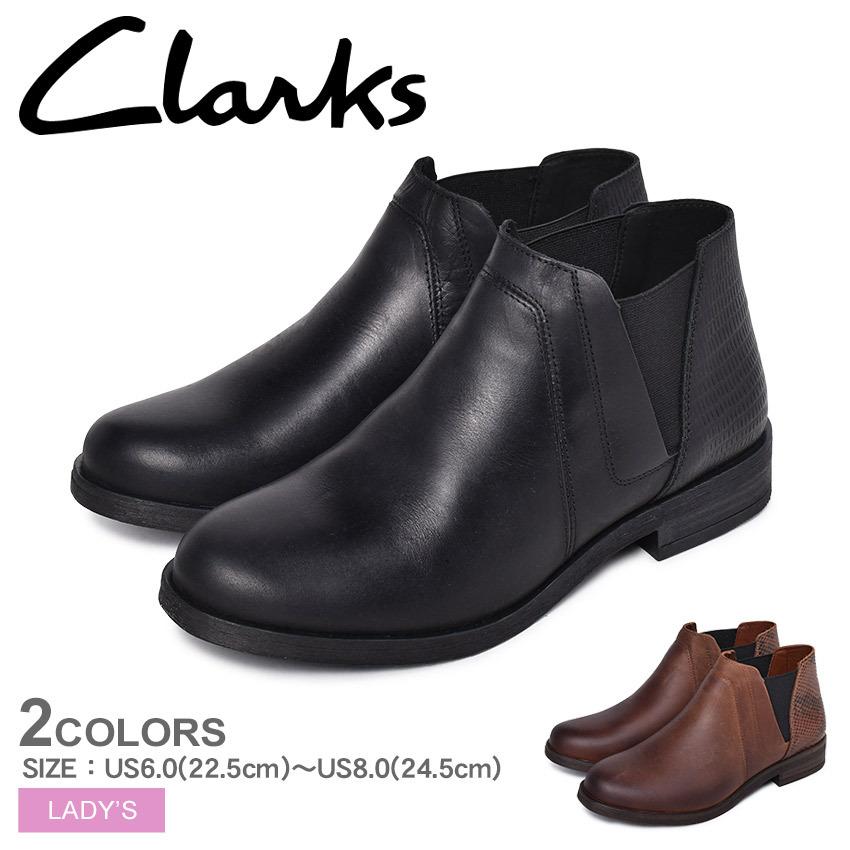 Clarks（クラークス） サイドゴアブーツ レディース デミ 2 ビート 黒