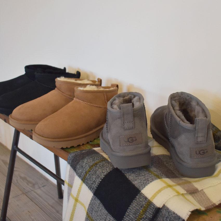 UGG（アグ） ムートンブーツ レディース クラシック ウルトラ ミニ UGG