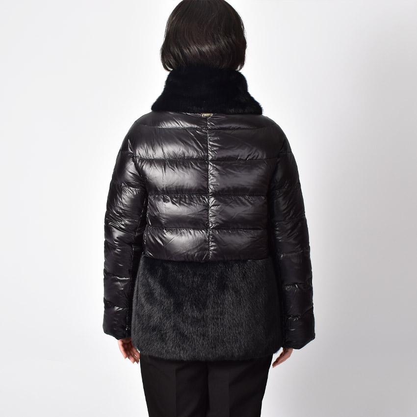 HERNO（ヘルノ） ダウンジャケット レディース CAPE NOHOOD ZIP DJKT