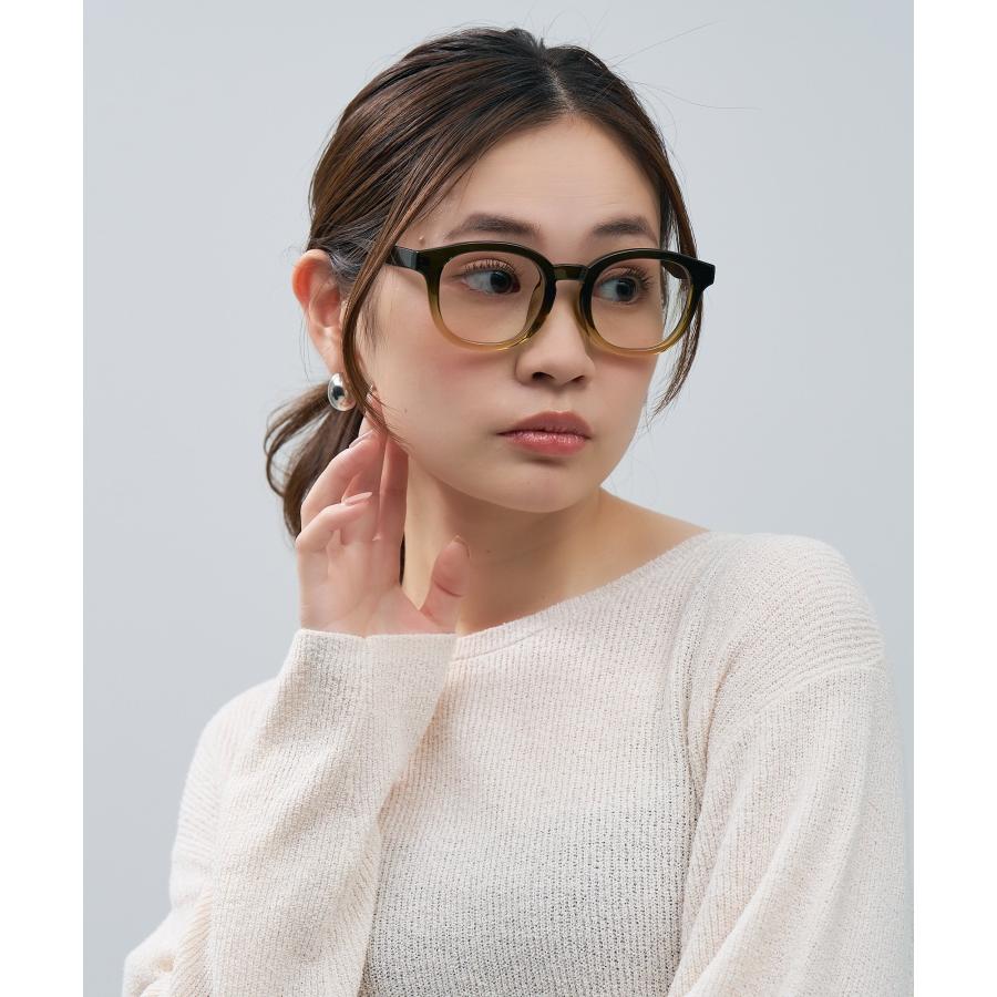 Zoff（ゾフ） クリアレンズ サングラス ｜太縁フレーム 紫外線対策 UV