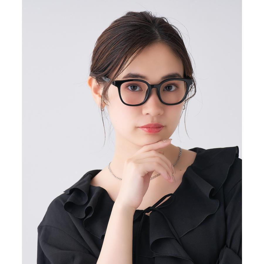 Zoff（ゾフ） メガネ｜クリア 黒縁 軽量 眼鏡 伊達めがね 度付き