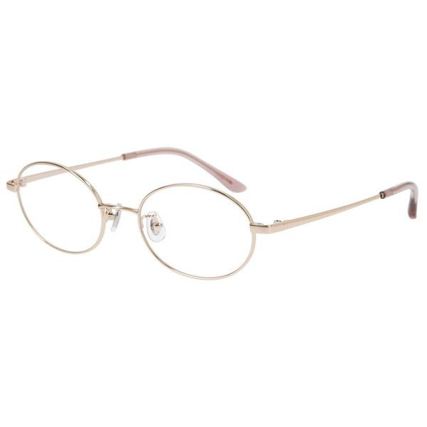 Zoff（ゾフ） メガネ メタルフレーム オーバル型 ベーシック かけ