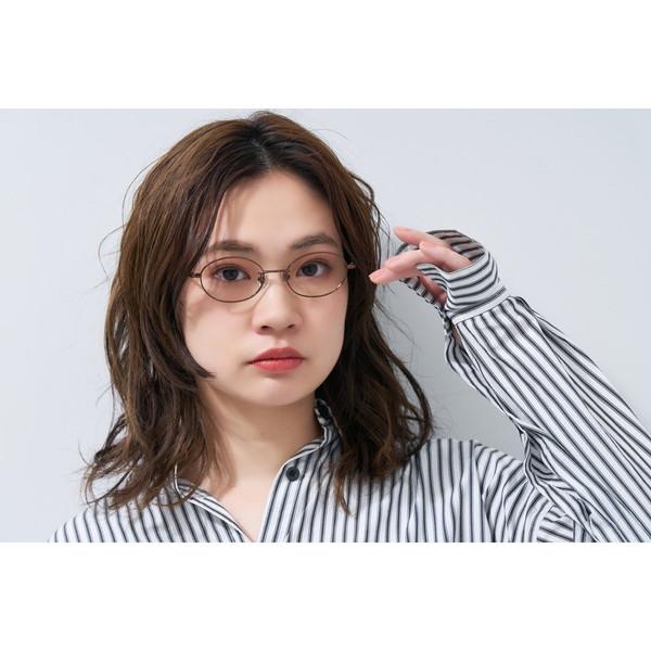 Zoff（ゾフ） メガネ メタルフレーム オーバル型 ベーシック かけ