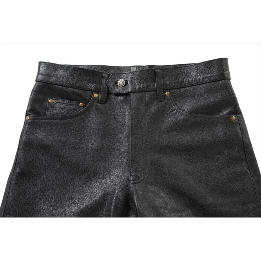 ザワキタ 交換返品不可の業販特価！ レザーパンツ ブーツカット