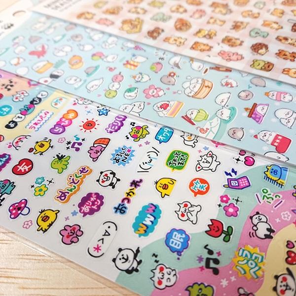 新キャラクター達のミニサイズシール 6枚セット/82511s プチサイズ