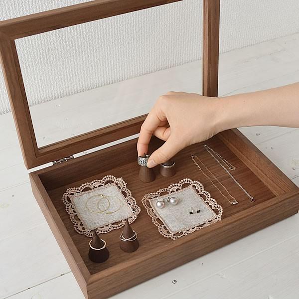 ウォールナットアクセサリーケースM ジュエリーボックス ラルース La