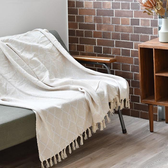 ポッシュリビング MUKT マルチカバー 長方形 北欧 200×140