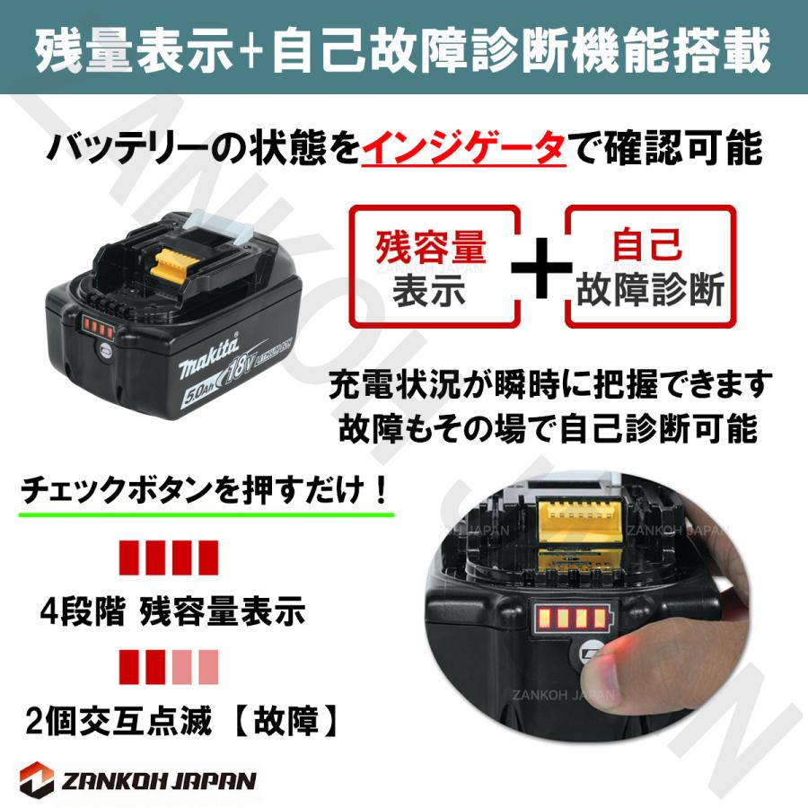 マキタ（makita） バッテリー 充電器 セット 18V 純正 BL1850B