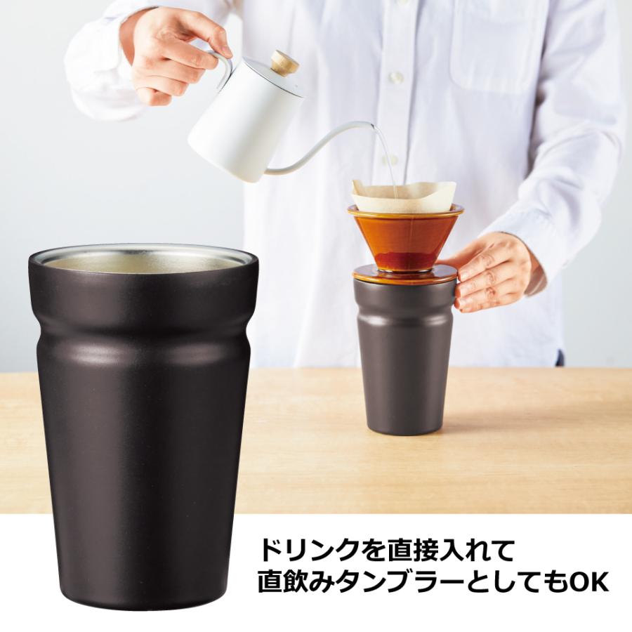 ステンレスタンブラー コンビニコーヒー 480ml 保冷 保温 持ち運び