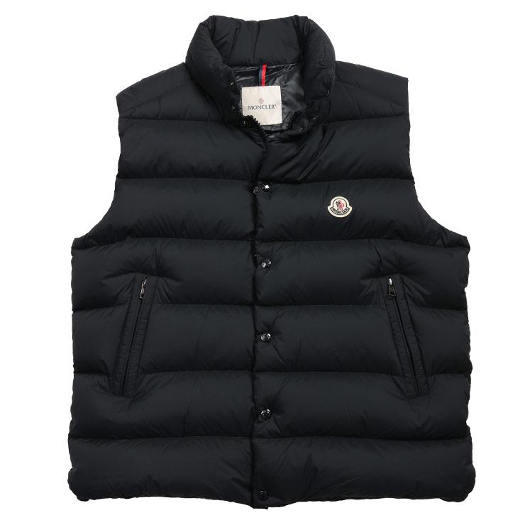 MONCLER（モンクレール） ダウン ベスト メンズ ロゴ マット