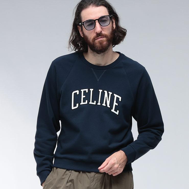 CELINE（セリーヌ） スウェット トップス コットンフリース ロゴ