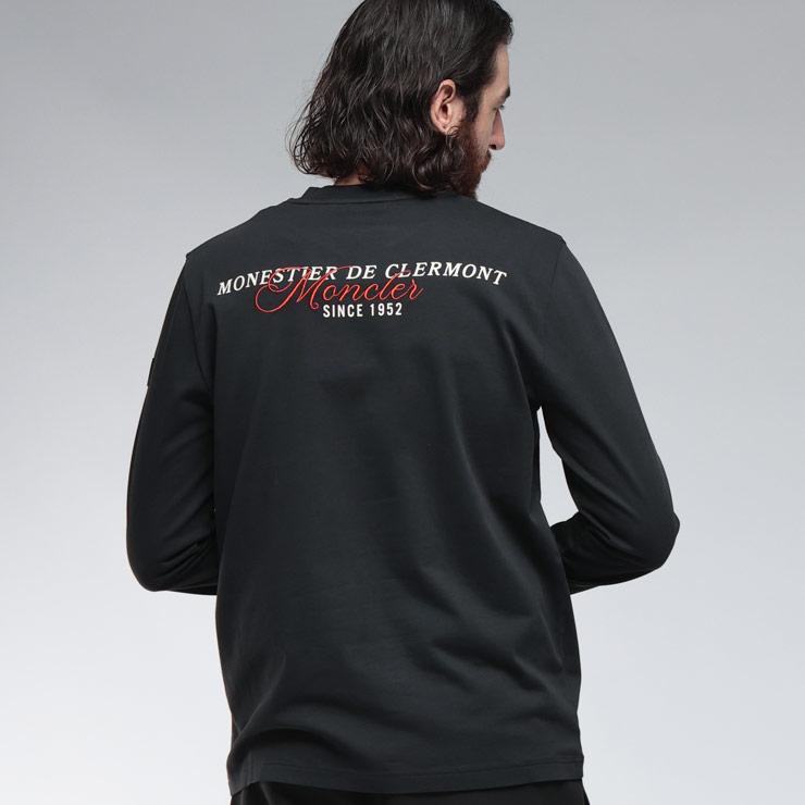 MONCLER（モンクレール） ロンT MONCLER バックロゴ クルーネック 長袖
