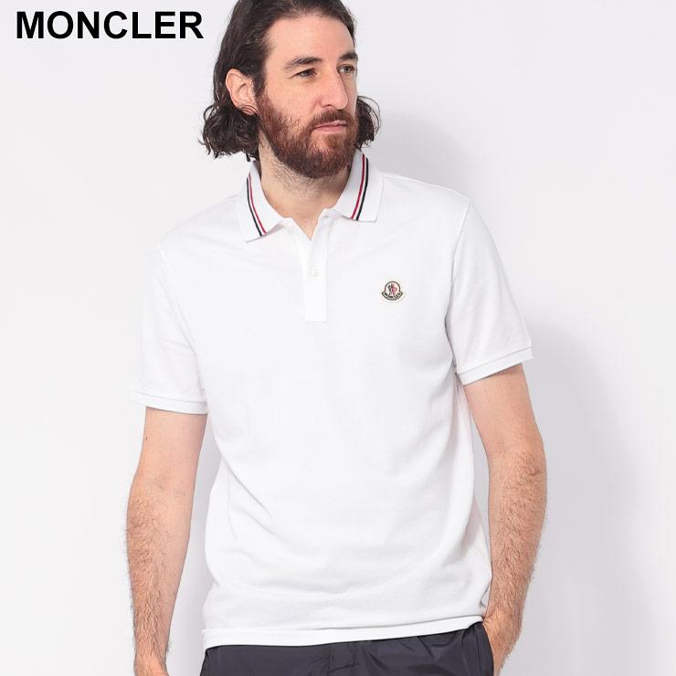 MONCLER（モンクレール） 衿トリコロールライン 半袖 ポロシャツ