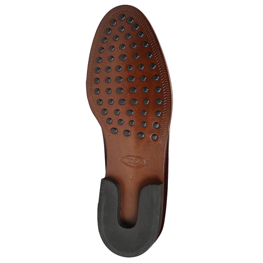 TOD'S（トッズ） レザー タッセル ローファー メンズ TDXXM32C0CS80RD