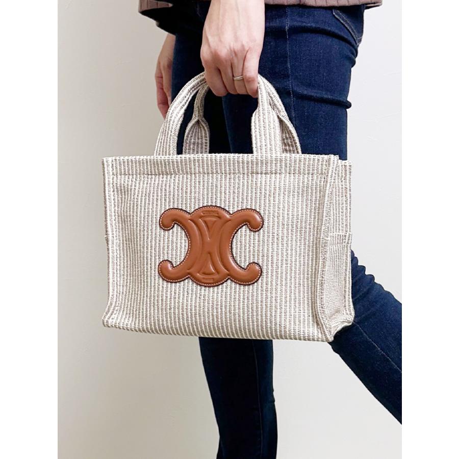 CELINE（セリーヌ） CELINE 2WAY ストライプ スモール カバ タイス