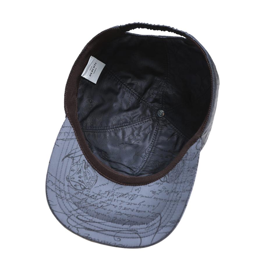 Berluti（ベルルッティ） キャップ メンズ 総柄 スクリット ナイロン