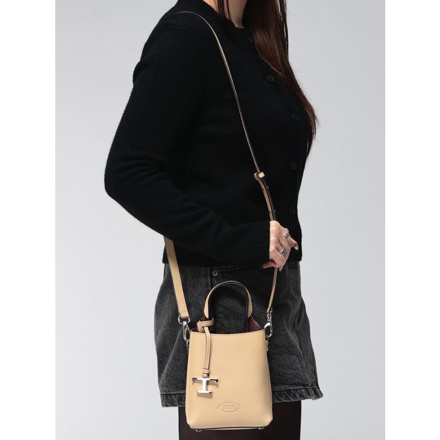 TOD'S（トッズ） ハンドバッグ レディース ロゴ チャーム レザー 2WAY
