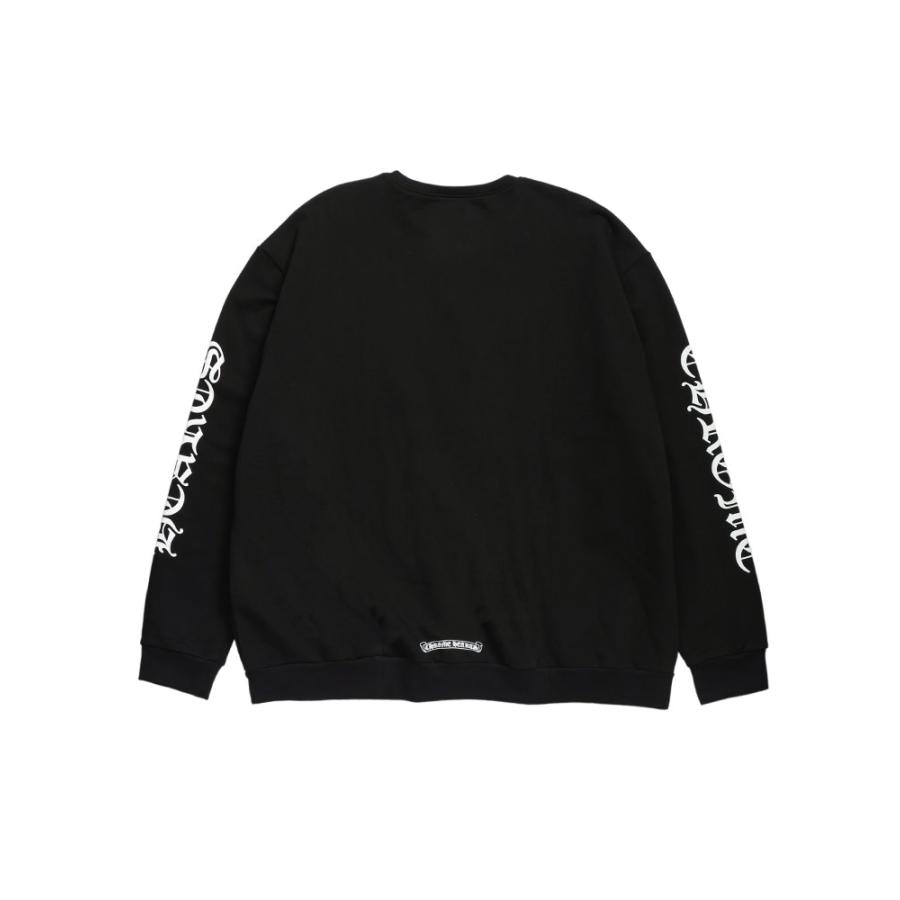 CHROME HEARTS（クロムハーツ） トレーナー メンズ 袖ロゴ ネックロゴ