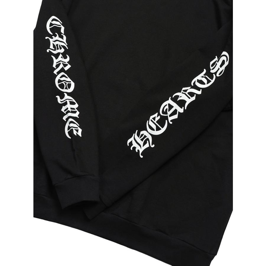 CHROME HEARTS（クロムハーツ） トレーナー メンズ 袖ロゴ ネックロゴ
