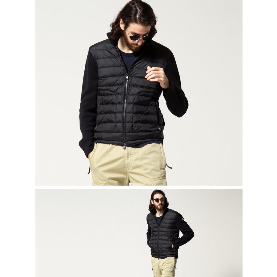 MONCLER（モンクレール） メンズ ニット ダウン スタンドカラー