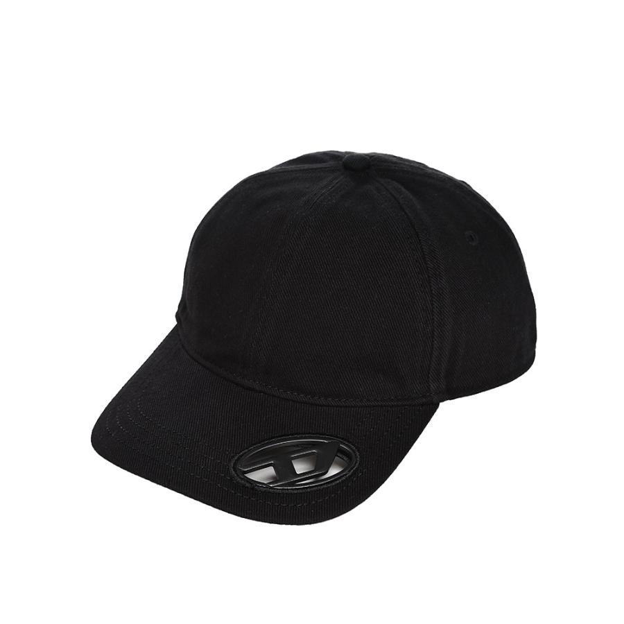 DIESEL（ディーゼル） オーバルDロゴ メタルプレート キャップ メンズ