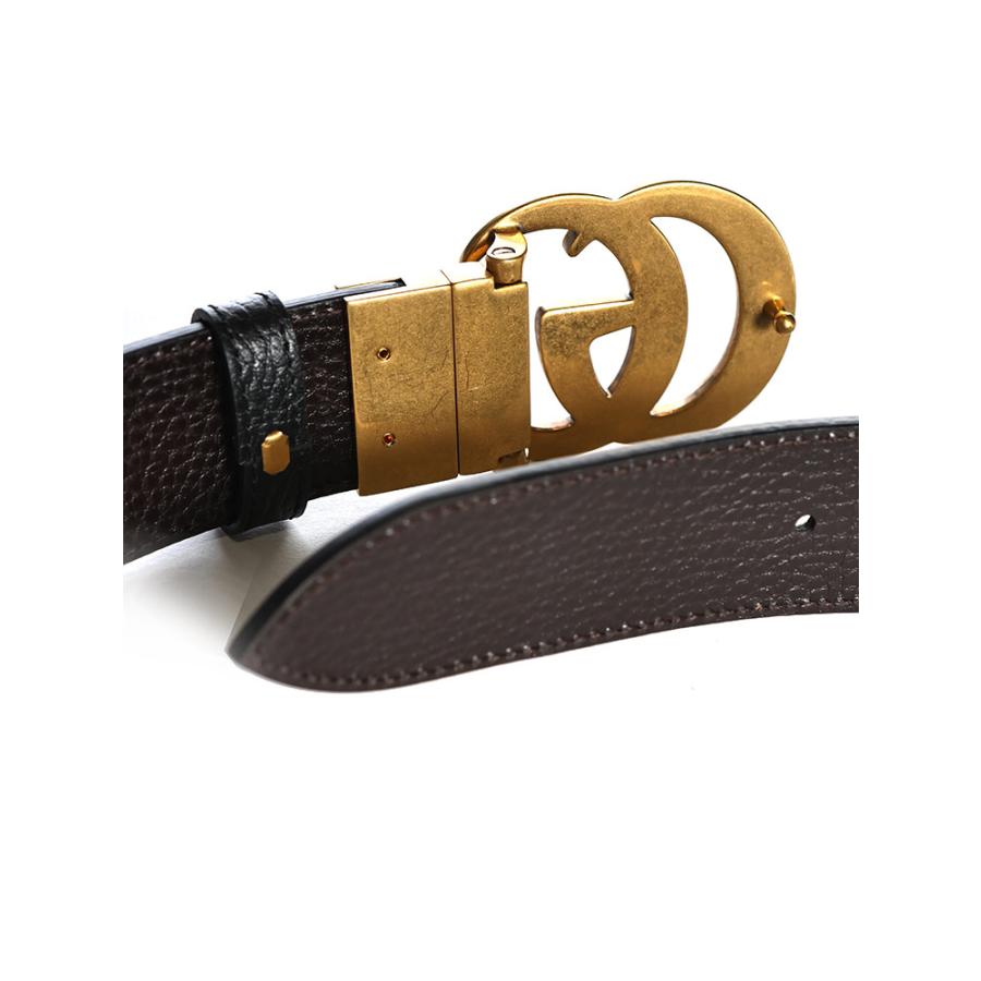 GUCCI（グッチ） ダブルG ゴールドバックル リバーシブル ベルト