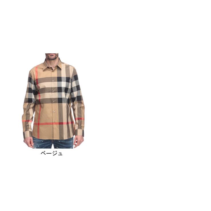 BURBERRY（バーバリー） 綿100％ チェック柄 長袖 シャツ メンズ