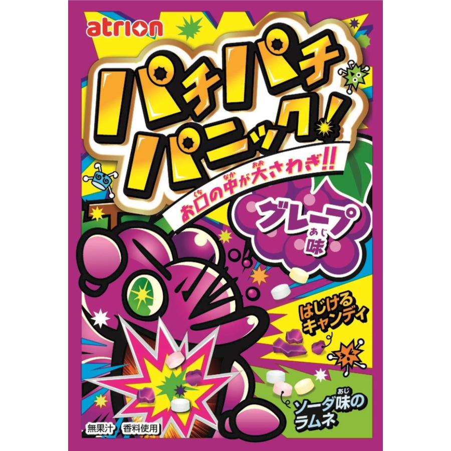 パチパチパニック グレープ味 5g入×24個 1BOX アトリオン（株） : 善