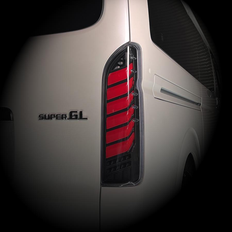 ハイエース 200系 テール ランプ カスタム フル LED テールランプ