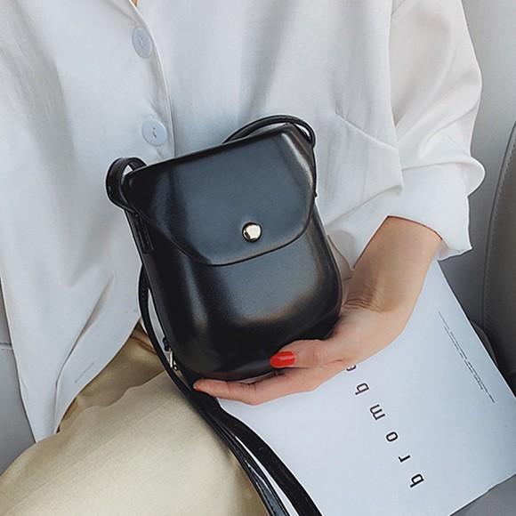 ショルダーバッグ レディース バッグ ゴールドボタン ミニショルダー