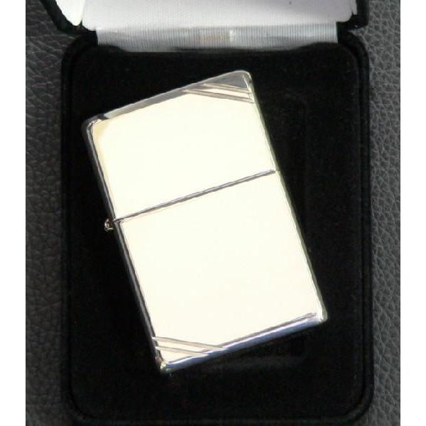 ZIPPO（ジッポー） 純銀 #14 スターリングシルバー ダイアゴナルライン