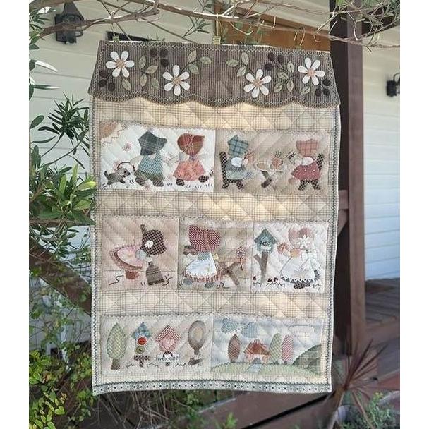 パッチワークキット】001004 セブンウォールポケット 南久美子/材料