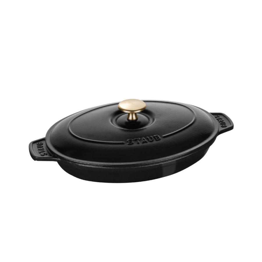 Staub（ストウブ） オーバル ホットプレート ブラック オーブン グリル