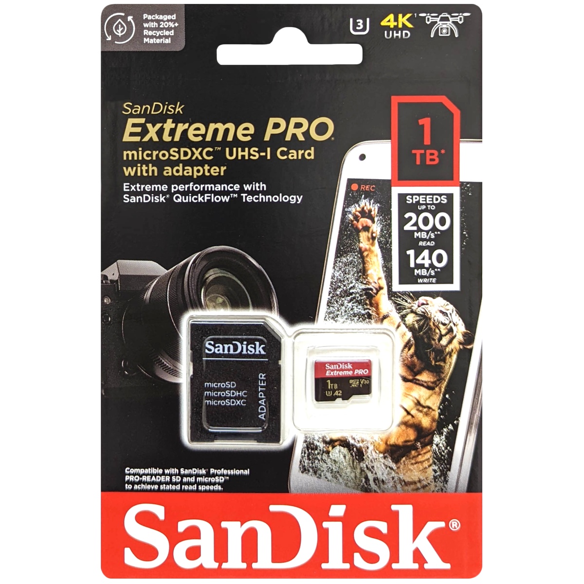 SanDisk Extreme PRO SDSQXCD-1T00-GN6MA （1TB） MicroSDメモリー