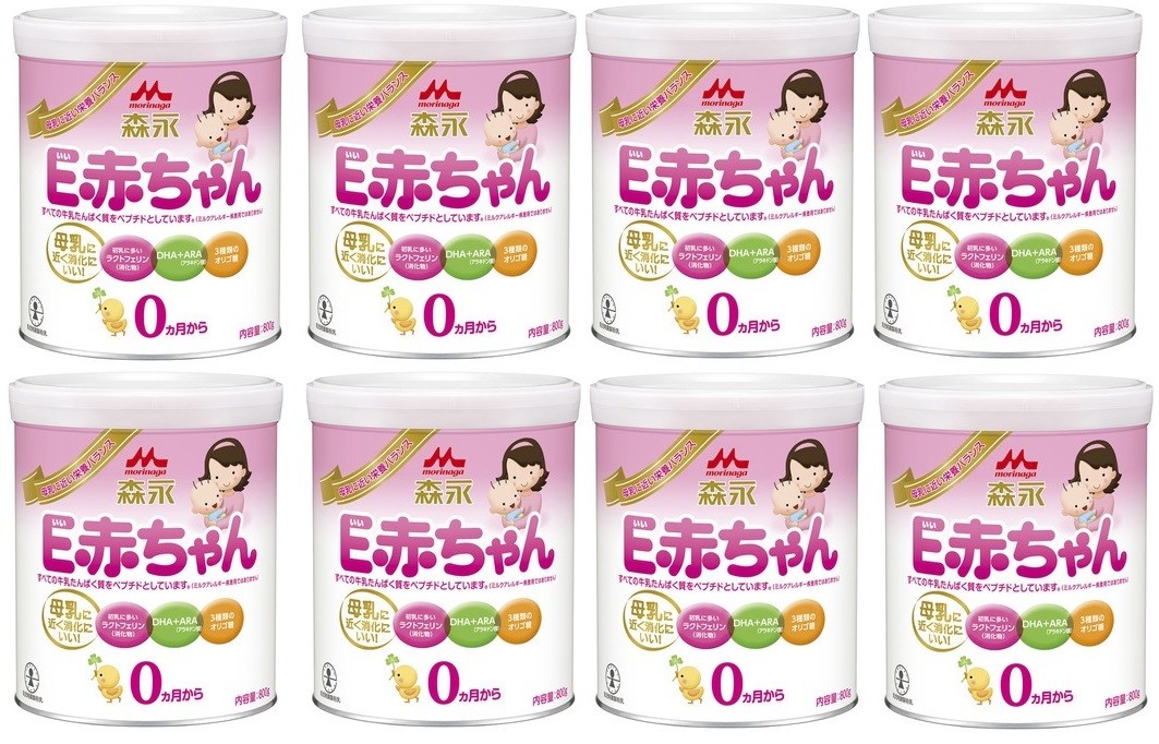 森永乳業 E赤ちゃん 大缶 800g 8缶セット E赤ちゃん 粉ミルク（ベビー