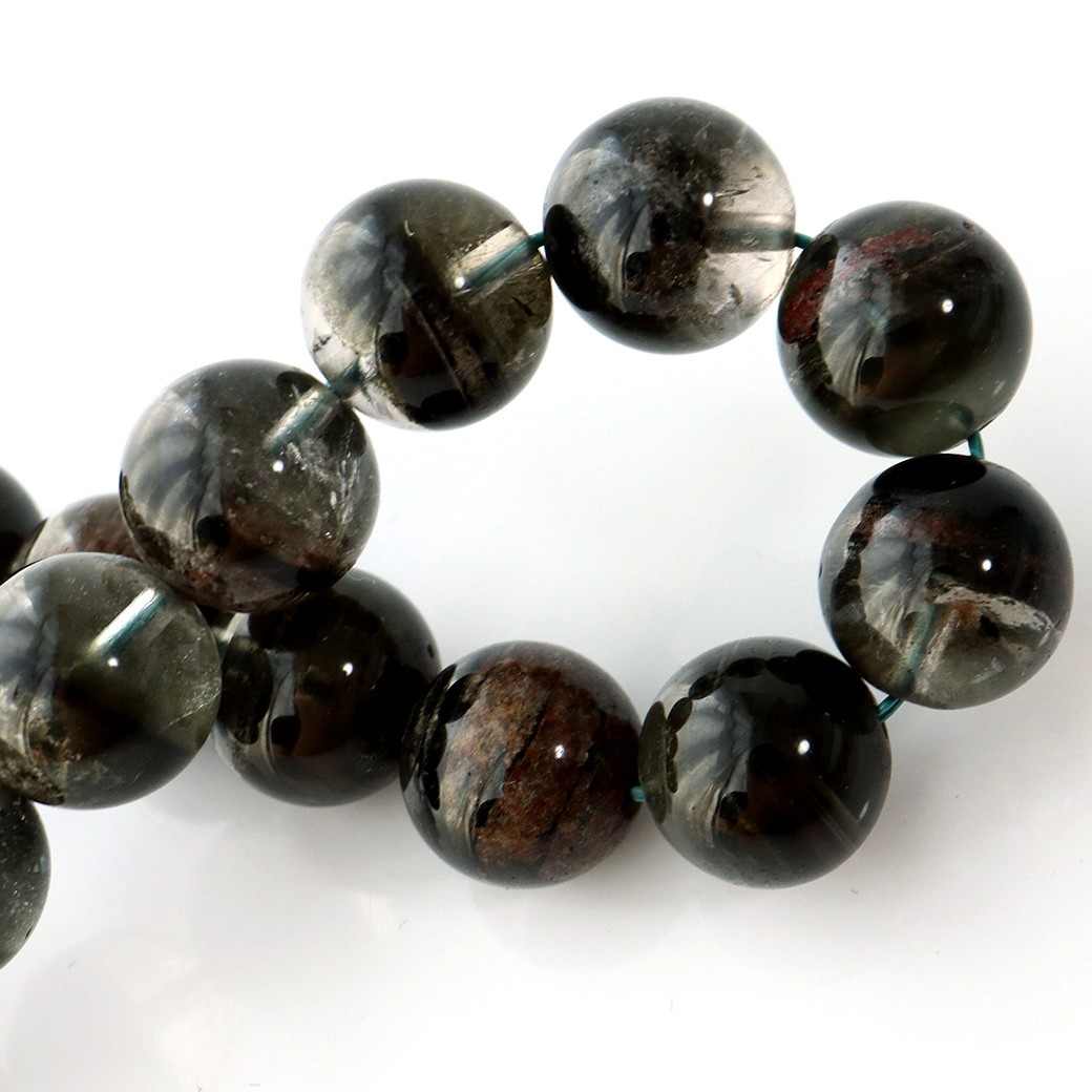 GOLD STONE ガーデンクォーツ ブレスレット 11.5mm 1点もの 希少