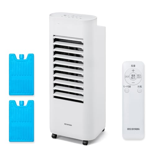 IRIS OHYAMA 冷風扇 マイコン式 風量4段階 冷却パック付 CTF-01M