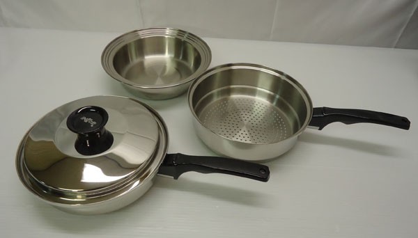 INKOR インコア 片手鍋 キャセロール スチーマー 囗K : フライズ