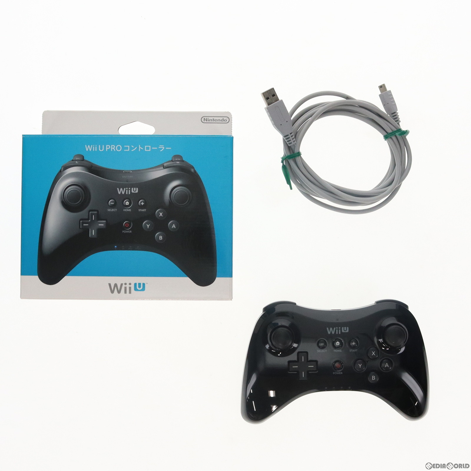 任天堂 Wii U PRO コントローラー クロ（kuro）WUP-A-RSKA Wii U用周辺