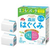 LOHACO - 【0ヶ月から】森永 乳児用ミルク はぐくみ エコらくパック