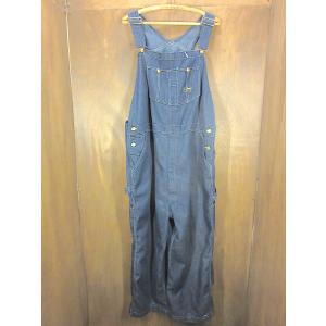 ビンテージ60's70's○OSHKOSHヒッコリーストライプオーバーオール実寸