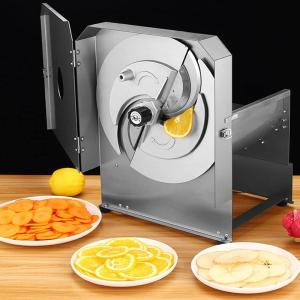 Huanyu 電動スライサー 業務用野菜スライサー 電動・手動両用 厚さ0