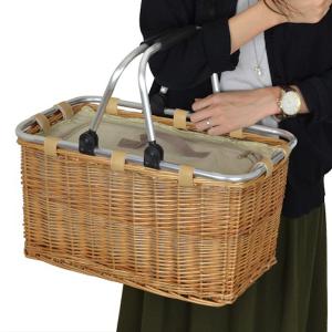 ちどり産業 ピクニックバスケット 保冷かごバッグ 煮柳バスケット ふた