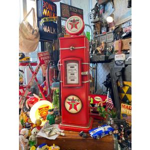 ルート66 ガスポンプ型キャビネット CDタワー （シルバー