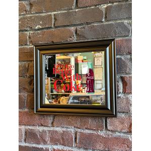 Coca Cola（コカコーラ） パブミラー インテリア ウォールミラー 鏡