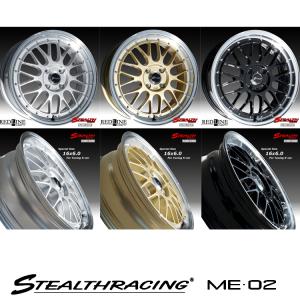 16インチ 4H100 6J 6J+43 4穴 ホイール 【4本セット 新品】 STEALTH