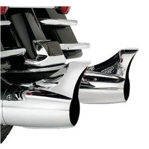 ハーレー ツーリング 95-16年 KERKER エンドキャップ フィッシュテール