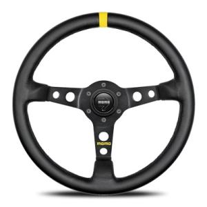 MOMO（モモ） 正規品 ステアリング MOD08.モデル08 ブラックレザー